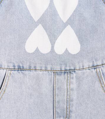 Heart denim overalls | Jellymallow