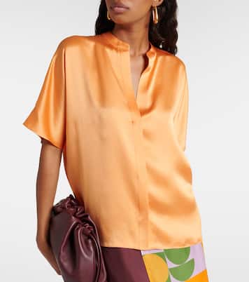 Bluse aus Seidensatin | Vince