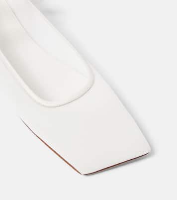 Ane embellished mesh ballet flats | Amina Muaddi