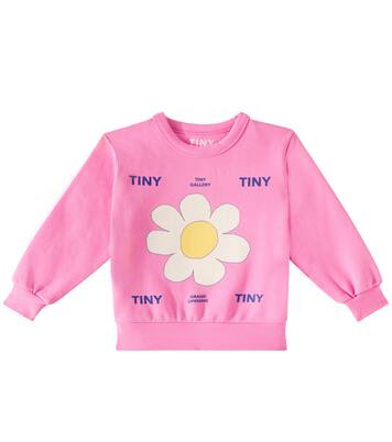 Daisy cotton jersey sweatshirt | Tinycottons