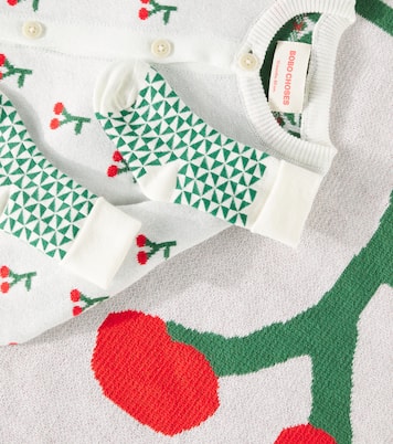 Bébé – Set grenouillère, chaussettes et couverture Cherry | Bobo Choses