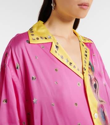 Chemise imprimée à logo | Acne Studios