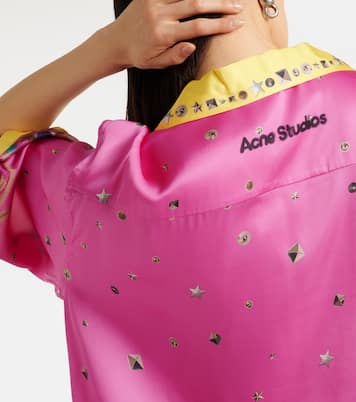 Chemise imprimée à logo | Acne Studios
