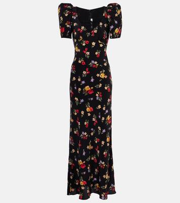 Robe longue en soie à fleurs | Rodarte