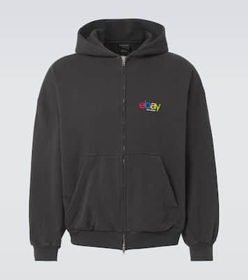 Sweat-shirt imprimé en jersey de coton | Balenciaga