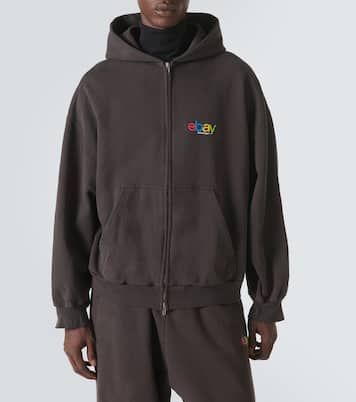 Sweat-shirt imprimé en jersey de coton | Balenciaga