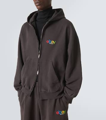 Sweat-shirt imprimé en jersey de coton | Balenciaga