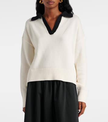 Pull Lucie en coton et cachemire | Velvet