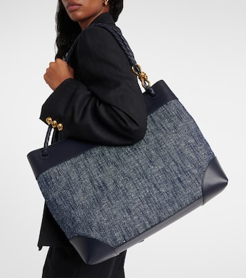 Andiamo Large denim tote bag | Bottega Veneta