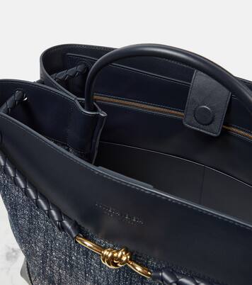 Andiamo Large denim tote bag | Bottega Veneta