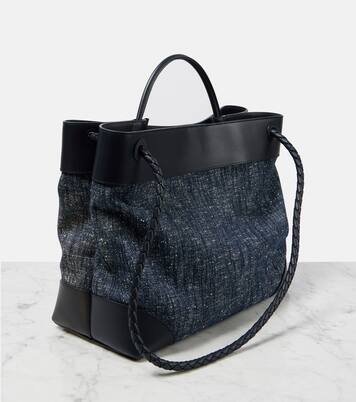 Andiamo Large denim tote bag | Bottega Veneta
