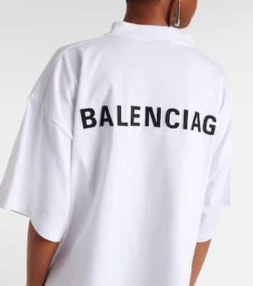 Camiseta de algodón estampada | Balenciaga