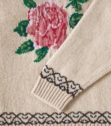 Pull Carola en laine à fleurs | Konges Sløjd