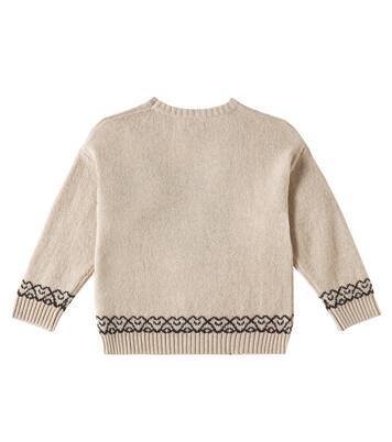 Pull Carola en laine à fleurs | Konges Sløjd
