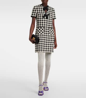 Logo wool-blend tights | Valentino