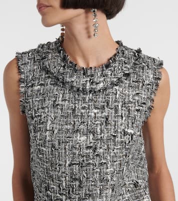 Tweed lamé minidress | Dolce&Gabbana