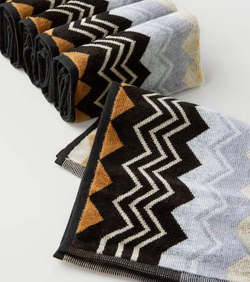 Giacomo Zigzag set of 6 face towels | Missoni