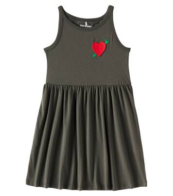 Arrowed Heart cotton jersey dress | Mini Rodini