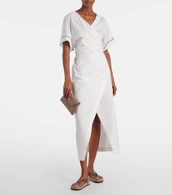 Clutch BC Duo aus Veloursleder | Brunello Cucinelli