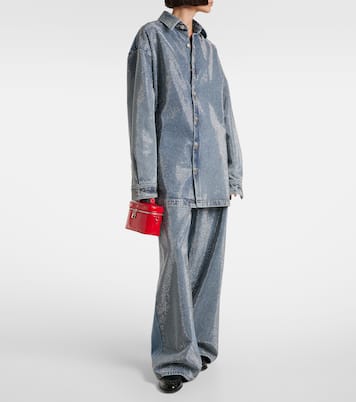 Hotfix embellished denim shirt | Stella McCartney