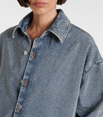 Hotfix embellished denim shirt | Stella McCartney