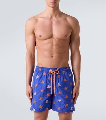 Mistral embroidered swim trunks | Vilebrequin