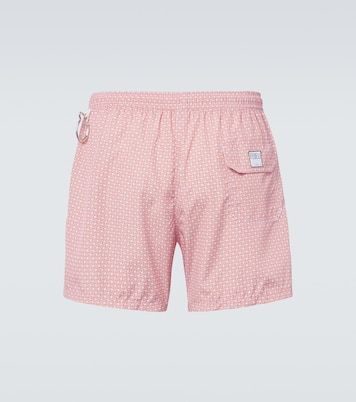 Madeira printed swim trunks  | Fedeli