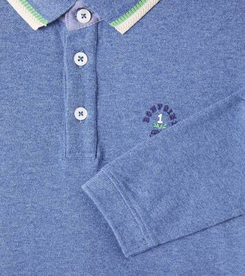 Jerry logo cotton piqué polo shirt | Bonpoint