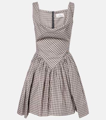 Robe de cocktail Mini Sunday à carreaux | Vivienne Westwood