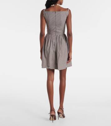 Robe de cocktail Mini Sunday à carreaux | Vivienne Westwood