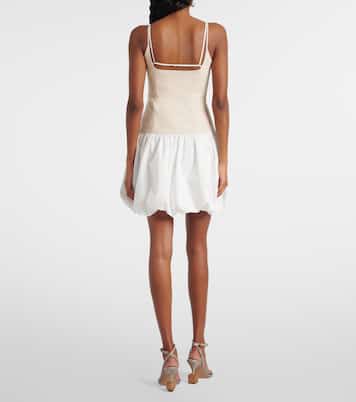 فستان قصير من الكتان المخلوط Fifi | Simkhai