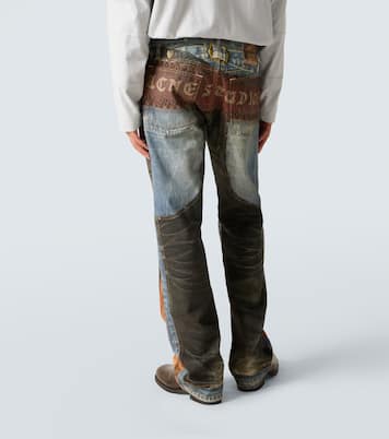 Trompe l’œil low-rise straight jeans | Acne Studios