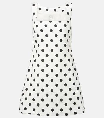Robe Alice en lin à pois | Posse