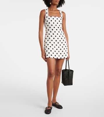 Robe Alice en lin à pois | Posse