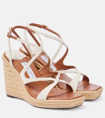 Ayla 110 espadrille wedges | Jimmy Choo
