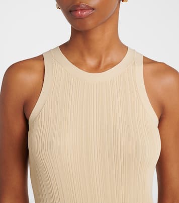 Abito lungo in maglia a coste | Toteme