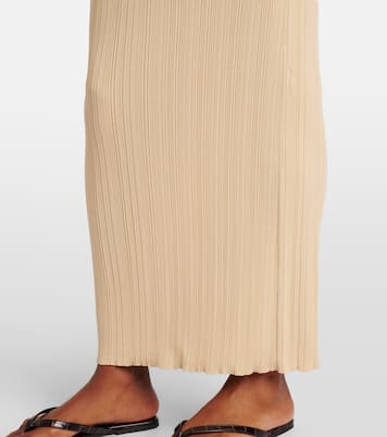 Abito lungo in maglia a coste | Toteme