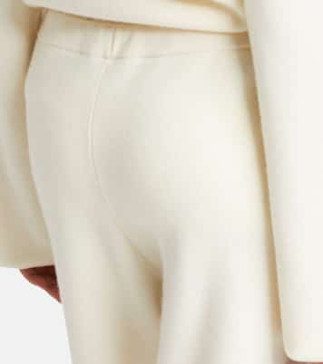 Embellished cashmere wide-leg pants | God's True Cashmere