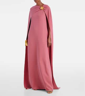 Abito lungo in misto seta | Oscar de la Renta