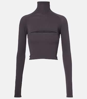 Cropped-Top Second-Skin | Alaïa