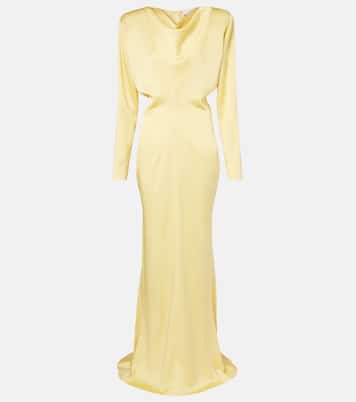 Robe longue en satin | Stella McCartney