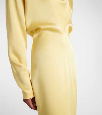 Robe longue en satin | Stella McCartney