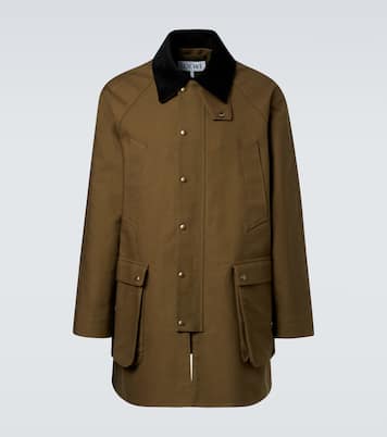 Mantel aus Baumwoll-Drill mit Cord | Loewe