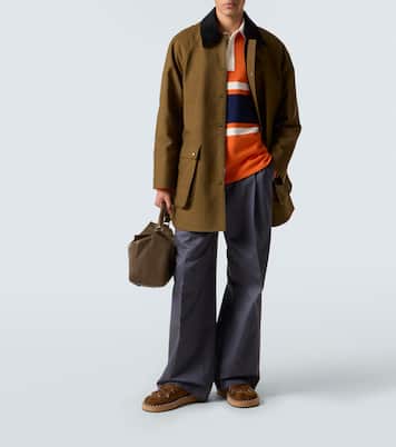 Mantel aus Baumwoll-Drill mit Cord | Loewe