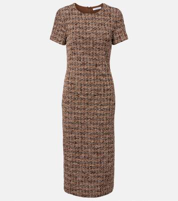 Giugno cotton and wool-blend midi dress | Max Mara