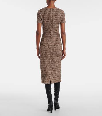 Giugno cotton and wool-blend midi dress | Max Mara