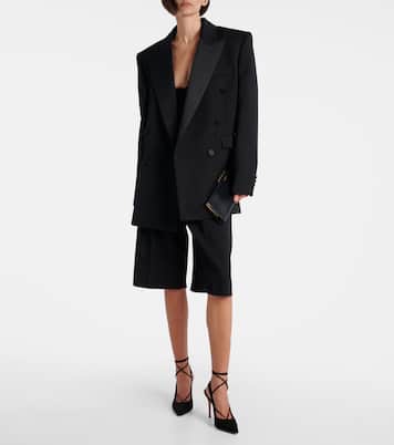 Slingback-Pumps 95 aus Veloursleder | Gianvito Rossi