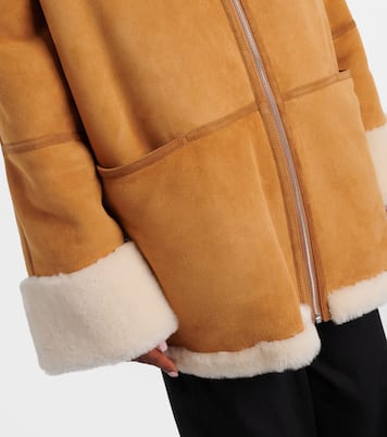Signature shearling-lined suede jacket | Toteme
