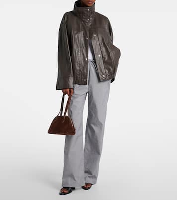 Cosmo suede bowling bag | Aesther Ekme