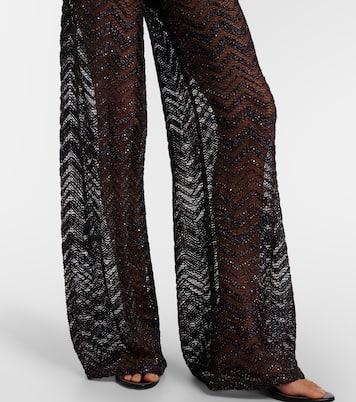 Open-knit wide-leg pants | Missoni